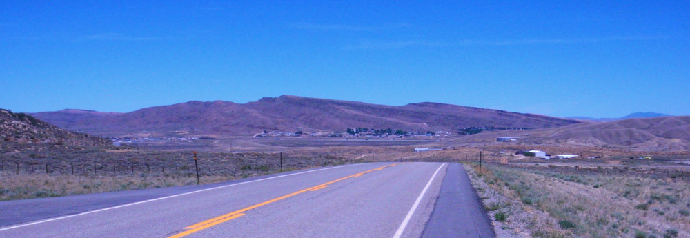 First view of Rawlins from the south on Wyoming 71.